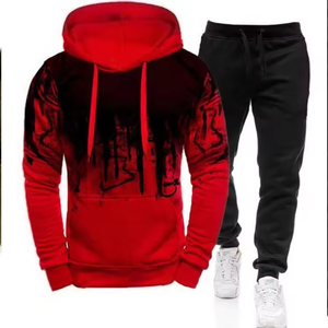 Personalizado Nueva llegada Chándal Fútbol Hombres Chándales Logo Tech Fleece Zip Plain Jogging Hombres Chándal Hombres Sudaderas con capucha - Product Image 3