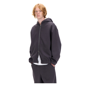 Sudaderas duraderas Nuevo estilo Hombres Sudaderas con capucha Algodón mezclado Personalizado Hombres Sudadera con capucha de gran tamaño - Product Image 3