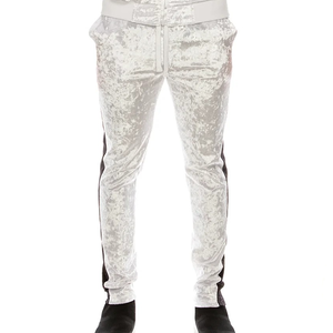 Chándal de terciopelo de poliéster 100% personalizado para hombre al por mayor, chándal de terciopelo transpirable de peso medio para invierno de talla grande - Product Image 3