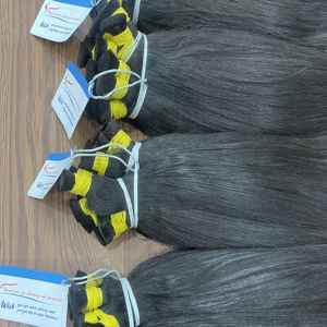 Extensiones de cabello vietnamita virgen natural 100% más vendidas Bk Juego de 4 piezas en materia prima de estilos ondulados y Afro - Product Image 2