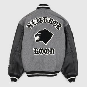 แจ็กเก็ตเบสบอลขนสัตว์ทีมโรงเรียน OEM/ODM โลโก้ออกแบบได้ตามต้องการ - Product Image 3