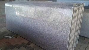 Losa de granito gris Aglo de alta resistencia resistente a la abrasión para interiores y exteriores para proyectos de construcción personalizables modernos - Product Image 3