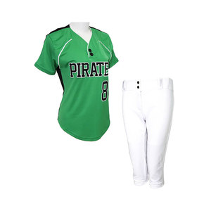 Tenues d'équipe de softball personnalisées 2024, ensembles respirants de haute qualité, chemise à boutons complets, vêtements de sport souples - Product Image 1