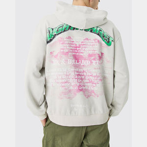 Sudaderas con capucha informales para hombre, sudadera con cremallera, servicio de bordado de impresión personalizada - Product Image 5