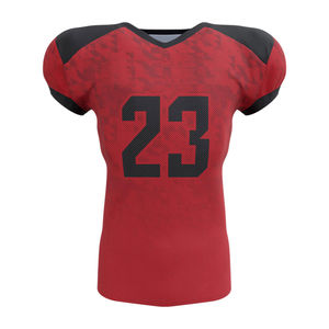 Camiseta de Fútbol Americano Totalmente Personalizada, Manga Corta, Cuello en V, Ropa Deportiva de Equipo Cómoda, Camiseta de Fútbol Americano - Product Image 1