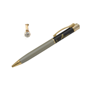 Venta al por mayor logotipo personalizado clásico plata negro bolígrafo metal oro publicidad papelería regalo de negocios bolígrafo - Product Image 5