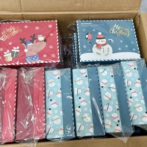 ชุดตุ๊กตาคริสต์มาสทำมือ ผ้าฝ้ายพิมพ์ลาย 6 สี รูปทรงสี่เหลี่ยมผืนผ้า สไตล์คลาสสิก ของตกแต่งแขวนสำหรับเทศกาล - Product Image 5