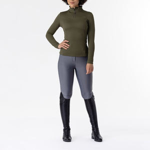 Haut Vêtements équestres techniques de haute qualité Conception personnalisée Chemise équestre à manches longues pour équitation Haut de couche de base - Product Image 3