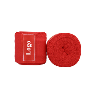 Muñequeras elásticas con estampado personalizado de nailon de algodón de alta calidad Pro Boxing Gym Bandage 180 pulgadas Support Wrist Grip - Product Image 4