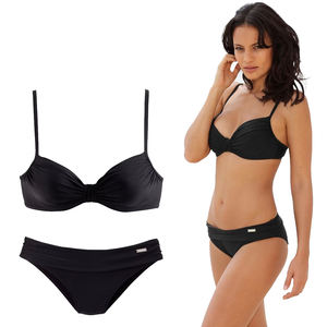 Ensemble de bikini tendance pour femmes, maillot de bain deux pièces, personnalisé, sexy, noir, séchage rapide, écologique, marque privée, vente en gros, nouvelle arrivée - Product Image 6