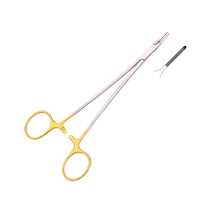 Mayo Hegar-Soporte de aguja/sutura con insertos de carburo de tungsteno y anillos dorados, 20,0 cm - Product Image 5