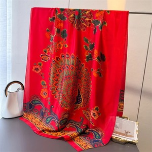 Wholesale Customized Print <b>Silk</b> Wrap Premium Pure <b>Silk</b> <b>Scarf</b> for Women Plain Satin <b>Silk</b> Lightweight Neck Wrap Soft Touch <b>Scarves</b> - Product Image 6