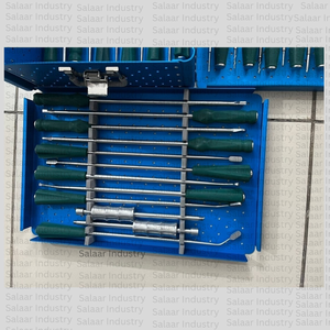 Set de Instrumentos Quirúrgicos de Columna Vertebral, Sistema de Retractor de Anillo de Fusión Intercorporal Lumbar Anterior ALIF Ajustable Ortopédico Premium, con Certificación CE - Product Image 3