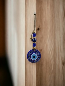 DAFNI EVIL EYE 7 ซม. กระจกแม่เหล็กทำมือลายนูน ของตกแต่งผนังแบบดั้งเดิม - Product Image 5
