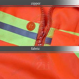 Combinaisons de travail imperméables en coton, haute visibilité, réfléchissantes, ignifuges pour hommes - Combinaison de protection chimique - Product Image 4