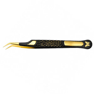 แหนบต่อขนตา SHEARS BEAUTY รุ่น Professional ชุบทอง ผลิตจากสแตนเลสสตีล ป้องกันไฟฟ้าสถิต ปลายเรียบ ใช้งานได้อย่างแม่นยำ - Product Image 6
