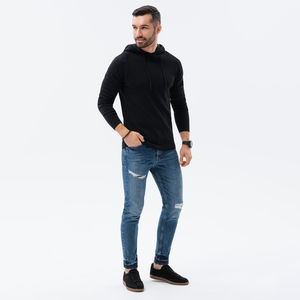 Pull à capuche thermique multicolore avec logo personnalisé de haute qualité pour hommes Sweats à capuche sérigraphiés d'hiver Service OEM personnalisé - Product Image 3