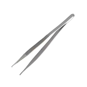Pince à dissection manuelle de 15cm de qualité supérieure avec instruments chirurgicaux en acier inoxydable à mâchoire dentelée avec plaque signalétique McIndoe - Product Image 2