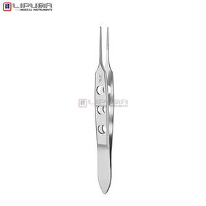 Pinces droites BISHOP HARMAN Iris 0,5 mm, instruments médicaux chirurgicaux, microchirurgie ophtalmique, pointe fine, style Bishop Harman - Product Image 2
