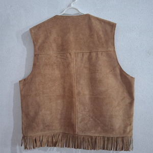 Élégant cuir épais respirant léger! 00 Original Gilet en cuir sur mesure pour hommes - Product Image 2