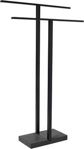 Iron Towel Rack Complements Urban <b>Bathrooms</b> With Streamlined Profile Durable Build Mounting Versatile Use Design Harmony - Product Image 5