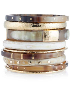 Water Buffalo/cow <b>Jewelry</b> Horn Bangle with Brass Fashion <b>Jewelry</b> <b>Handmade</b> in India New Design by luxury crafts - Product Image 4