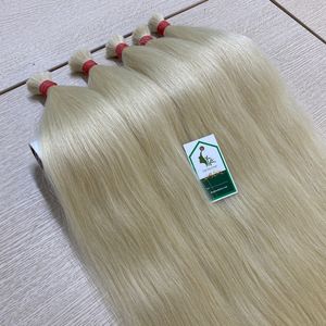 Pelo a granel al por mayor 100% cabello humano cabello natural ruso virgen Remy crudo cutícula alineada extensiones de cabello - Product Image 2