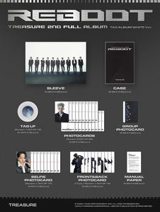 TREASURE - 2ème album complet [ REBOOT ] YG TAG VER. Album KPOP Best Seller en Corée - Product Image 5