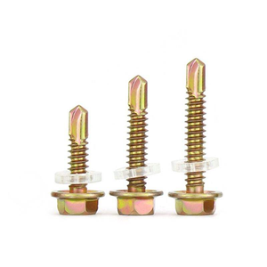 Tornillo Autoperforante de Cabeza Hexagonal con Brida Hexagonal de Acero Galvanizado Personalizable - Product Image 1