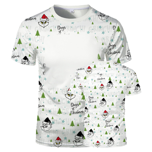High Quality <b>Men's</b> <b>T</b> <b>Shirt</b> Custom Logo Sublimation Print Winter <b>Christmas</b> Halloween Solid Pattern Customizable <b>Christmas</b> <b>T</b> <b>Shirt</b> - Product Image 4