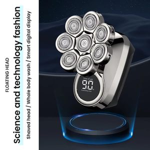 Kit de Afeitado Eléctrico 6 en 1 con Alimentación USB para Hombre, con Pantalla LED, Inalámbrico, Portátil e Impermeable IPX7 - Product Image 6