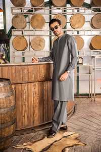 Vêtements ethniques pour hommes de qualité supérieure Tendance Shalwar Kameez Prêt-à-porter Ensemble de pyjama Kurta Élevez votre style - Product Image 5