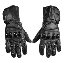 High Quality Leather Motorbike Racing <b>Gloves</b> with <b>Touch</b> Screen Functionality - Product Image 4