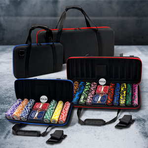 Jeu de jetons de Poker dans un étui à coque souple amélioré-300/500 pièces - Product Image 4