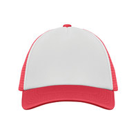 Gorra Trucker Personalizable Unisex de 5 Paneles, Poliéster, con Malla y Espuma en la Parte Trasera, para Viajes al Aire Libre, con Logotipo Blanco Sublimado