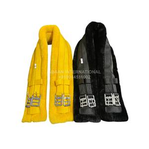 Circunferencia de visón de caballo suave de primera calidad, circunferencia forrada de piel sintética cómoda para caballos sensibles con hebillas fuertes - Product Image 4