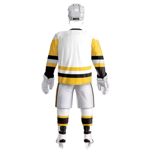 Ensemble d'uniformes de hockey sur glace personnalisés Short en jersey respirant Chaussettes et équipement Vêtements de sport d'équipe pour hommes et jeunes - Product Image 3