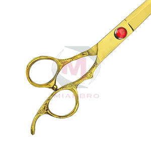 กรรไกรตัดผมทำจากสเตนเลสงานปัก4Cr13สำหรับร้านตัดผมมืออาชีพ - Product Image 4