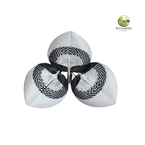 Éventail en bambou écologique tissé à la main pour rafraîchissement estival, décoration tropicale et fournitures de mariage en bord de mer - Product Image 5