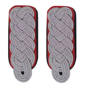 Factory Handcrafted Ceremonial Silver Color Shoulder Cord Knot Custom Epaulettes Shoulder Boards for <b>Guard</b> <b>Uniform</b> Accessories - Product Image 3