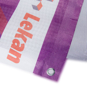 Pancarta de Vinilo Reforzado de 13 oz con Ojales de Latón, Impermeable, para Cercas, Estadios, Eventos Deportivos y Publicidad - Product Image 6