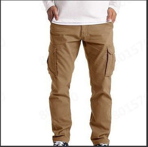 Pantalones de hombre transpirables, rectos, a rayas, servicio OEM, último diseño personalizado, mejor calidad, pantalones casuales de trabajo para hombre. - Product Image 6