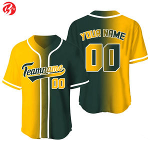 Camisas de uniforme de béisbol de calidad superior Camisas de poliéster transpirables para camisetas de béisbol y softbol - Product Image 4