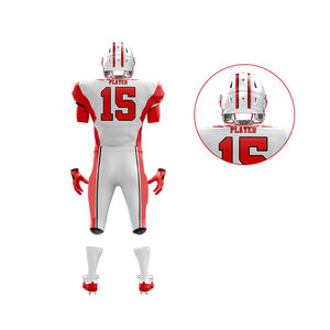 Uniforme de fútbol personalizado de manga corta con impresión de línea de Color gradual con patrón de logotipo personalizado transpirable para nuevo diseño - Product Image 6