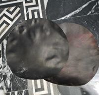 Djembés professionnels faits à la main de couleur blanche avec peau de chèvre, logo personnalisé, grande taille, pour percussion africaine et shamanisme