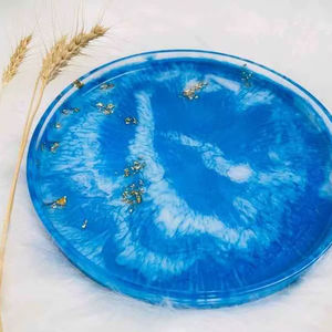 Round Resin Plate for Serving Durable Plate Perfect for Gifting or Interior Styling - Product Image 1