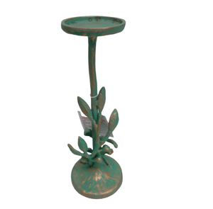 เชิงเทียนอลูมิเนียมสีเขียวสำหรับตกแต่งบ้านเชิงเทียนทองแดงแบบโบราณสำหรับตกแต่งงานแต่งงานงานแฮนด์เมด - Product Image 3