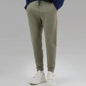 2025 Venta caliente de alta calidad de los hombres pantalones de chándal de cintura media deportes gimnasio Fitness ropa Casual con bolsillos laterales para entrenamiento - Product Image 4