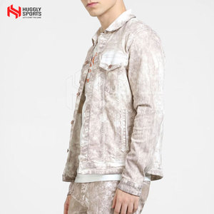 Nouvelle arrivée de fabrication en usine veste en jean pour hommes à manches longues veste d'hiver personnalisée en gros pour hommes - Product Image 2