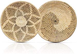 Cesta de Almacenamiento de Hierbas Marinas, Juego de Decoración Ecológica PARA EL Hogar - Product Image 2